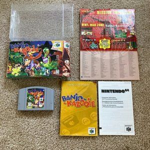 Banjo-Kazooie (Nintendo 64 N64) Complete CIB w/ Print Ad